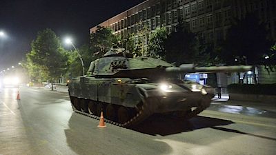 Turecký tank v Ankaře Turecký tank v Ankaře