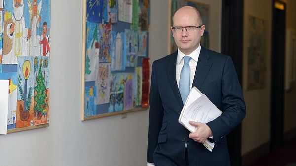 Premiér Bohuslav Sobotka
