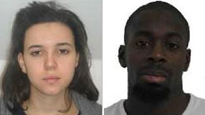 Hayat Boumeddienová a Amedy Coulibaly