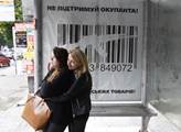 „Nepodporujte okupanty, nekupujte ruské zboží.“ Pl...
